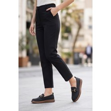 Liarca Odessa Comfort -  Ortopedik 4 Nokta Taban Destekli Nefes Alabilir Lazer Kesim Günlük Rahat Siyah Kadın Casual Ayakkabı Hafif Yürüyüş Loafer
