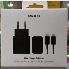 Samsung Galaxy S26 Ultra Galaxy S26+ Galaxy S26 EP-T4511XBEGWW 45WAT Hızlı Şarj Aleti**samsung Garantili**