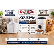 Karaağaç Elektronik Keysmart Otomatik Mama ve Şelale Makinesi - Telefondan Kontrol