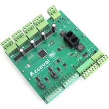 Azcaval BELT0001 4 Kanal Load Cell Tartım Kartı Endüstriyel Weighing Controller Konveyör Bant Tartım Sistemi Plc Haberleşme Modülü