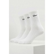 Relaxed Yetişkin Kadın Pamuklu Normal Boy Spor Çorap - 3'lü Paket