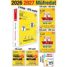 Tonguç Akademi 7'den 8'e Hazırlık Seti 2026 Yaz Tatili 2027 8. Sınıf 1. 2. Dönem Yazılı Denemeleri Notları