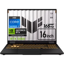 Asus Tuf Gaming F16 FX608JMR I7-14650HX 16 GB 1 Tb SSD Windows 11 Pro Nvidia Rtx™ 5060 16" Gaming Laptop RV024CB2