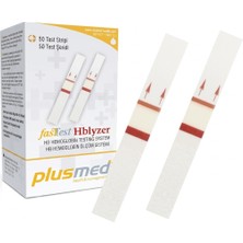 Uravas Store Fasttest Hblyzer Hemoglobin Ölçüm Stripi 50