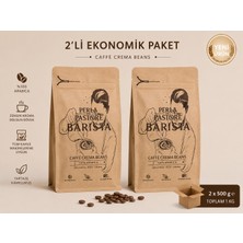 Perla Del Pastore Barista Caffè Crema Beans %100 Arabica Kahve Çekirdeği 500G.*2 Adet
