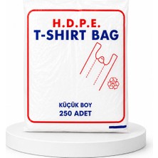 MSE HOLD Küçük Boy Hışır Poşet 250 Adet Ince Hdpe Atlet Poşet Taşıma Poşeti