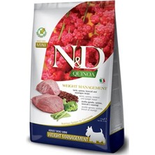 N&d Quinoa Tahılsız Kilo Problemli Kuzulu Küçük Irk Yetişkin Köpek Maması 2,5 kg