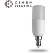 Pileli Store Noas YL96 0702 P LED Ampul 8W 3200K Gün Işığı E14 Duy