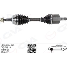 GVA Almparca Ön Aks Komple Sol Volvo S40 I V40 I 1.8-2.0 97-04
