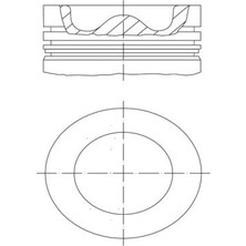 Mahle Almparca Motor Piston Segman 0.40 75.40MM CROSSLAND-CROSSLAND-P208-P301-P308-P508-P2008-P3008-P5008-EXPERT- Treller-Partner-Berlingo-Jumpy-Spacetourer-C3-C4-Ds3-Ds4-Ds5 1.6 Bluehdi B16DT-B16DTH 73