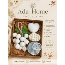 Ada Home Collection Özel Tasarım Kokulu Beyaz Sabun Seti