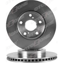 Otozone Almparca Ön Fren Diski Ha Kanalli Toyota Auris Corolla 1.6l 1zr-Fe Benzinli ZRE151 07-12 / 1.33L 1nr-Fe N RE150 6 Vites 10-12 275 Çap x 5 Bijon - Adet Disk Idır