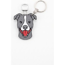 Pazarois Pitbull Figürlü Açacaklı Anahtarlık