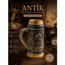 Evvel Zaman Antik Vıntage Alman Seramik Bira Kupası – Koleksiyonluk Dekoratif Ürün