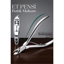 Sepetopia Mey Ithalat®  Tırnak Et Pensi - Et Makası - Batık Tırnak Makas Seti Solingen Profesyonel