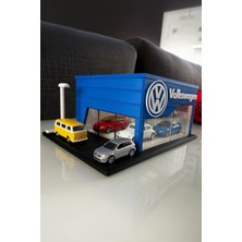 MEKTrend Volkswage Showroom Tasarımlı Dekoratif Diorama 1:64