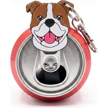 Pazarois Bulldog Figürlü Açacaklı Anahtarlık