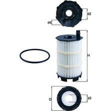 Mahle Almparca Yağ Filtresi Vw Toureg-Audi Q7-A8 4.2 V8 Fsi-Audi A5 Cabriolet 8t. 8f 4.2 Fsi 354HP 07- HU7005X