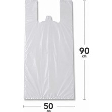 MSE HOLD 50X90 Çok Kalın Et Poşeti 5 kg Atlet Poşet Market Kasap Manav Poşeti