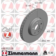 Zimmermann Almparca Fren Diski On Mercedes X253 W213 C253 C257