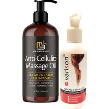 Anti-Cellulite 240 ml Massage Oil Selülitlere Karşı Masaj Yağı + Varison 120 ml Varislerinize Son