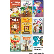 Timaş Çocuk Nerede Bu Piyanonun Kuyruğu Çevrim Dışı Tatil Günü Pelikanım Peli Ay Kaşifi Mia ve Bazı Şekerli Şeyler Büyük Zaferi Nasıl Kazandık Kayıp Çileğin Sırrı Şampiyon Altın Ayak Hayal Orkestrası