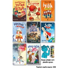 Timaş Çocuk Kahramanını Yutan Kitap Sırtımdaki Kocaman Torba Iyilik Şampiyonası Şişedeki Mektup Göğe Tırmanan Çocuk Süper Olacak Koyun Yeni Arkadaşım Mo Kayıp Çileğin Sırrı