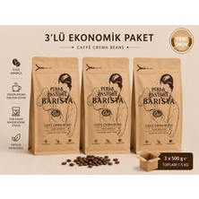 Perla Del Pastore Barista Caffè Crema Beans %100 Arabica Kahve Çekirdeği 500G.*3 Adet