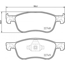 Valeo Almparca Disk Fren Balatasi Ön Ford Fiesta 1.0/1.1/1.5d 01/17- Ford Fiesta St 1.5 04/18- Courier V-769 18-