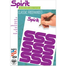 Valor Spirit Classic Freehand Dövme Stencil Kağıdı – Manuel Çizim Karbon Transfer Kağıdı (100’LÜ Paket)