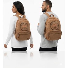 Old Cotton Organik Gabardin Kumaş Sırt Çantası