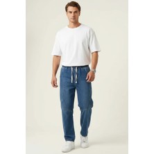 Hanka Erkek Rahat Kesim Denim Lacivert Pantolon
