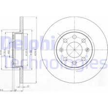 Delphi Almparca Ön Fren Aynasi Corsa D 1.0 Grande Punto 1.2 257X12X10X4DL Dolu