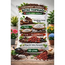 Plant Home Power Mix 10 Litre Cocopeat | Doğal Hindistan Cevizi Torfu | Yüksek Su Tutma Kapasitesi