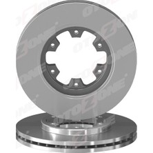 Otozone Almparca Ön Fren Diski Ha Kanalli Nissan Terrano 2.4l 2.7l KA24 TD27T R20 96- / Pathfinder 3.2l QD32ETI R50 4x4 97-04 / Pick Up 3.2l QD32 4x4 D22 97-04 277 Çap x 6 Bijon - Adet Disk Idır