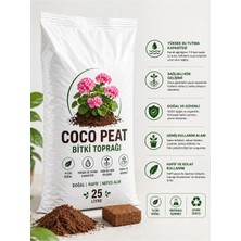 Plant Home Power Mix Coco Peat Saksı ve Bitki Toprağı / Hindistan Cevizi Torfu 25 Litre