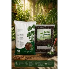 Plant Home Power Mix 8-16 mm Kil Bilyesi Doğal Drenaj 10 Litre / Bitki Toprağı Böcek Sinek Yapmaz 10 Litre