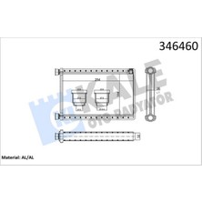 Kale Almparca Kalorifer Radyatoru Bmw E87 E90 F26 F25 E84 E92 E91 E81