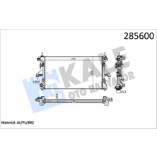 Kale Almparca Radyatör Ducato 2.3jtd-3.0jtd-Boxer-Jumper 3.0 Hdi 06 - Klimali Mek 1 Sira Alb Sistem