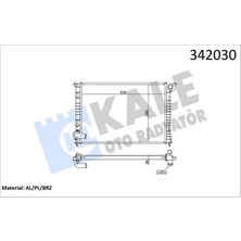 Kale Almparca Motor Su Radyatoru Mini R50 R52 R53