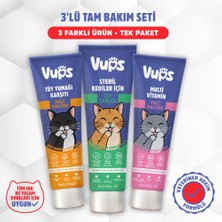 VUPS Kedi Malt Macunu 3’lü Tam Bakım Seti 3x100 gr
