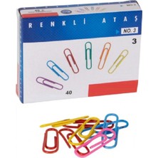 Hobbyrons Renkli Ataş, 40'lı Paket