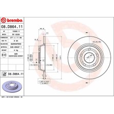Brembo Almparca Arka Fren Disk Ayna Focus Iv 17-