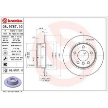 Brembo Almparca Fren Diski Arka Bmw E81 E87