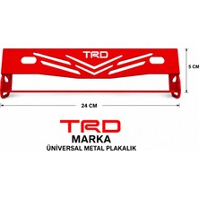 EP Garaj Otomotiv Trd Marka Universal Metal Plakalık – Kırmızı