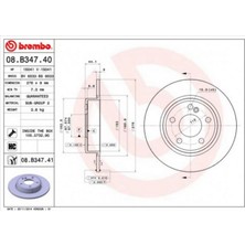 Brembo Almparca Fren Diski Arka Mercedes W176 W246 C117