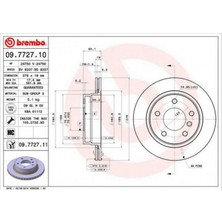 Brembo Almparca Fren Diski Arka Hali Kaplamali Bmw E46 316/318/320/D-E36-3.23-3.28