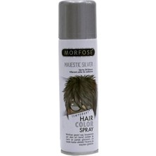 Morfose Hair Color Spray 150ML Majestic Silver Saç Spreyi Gri Renk Saç Spreyi