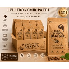 Perla Del Pastore Barista Caffè Crema Beans %100 Arabica Kahve Çekirdeği 500G.*12 Adet