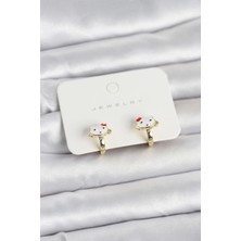 Belirtilmemiş Gold Renk Model Mineli Çocuk Küpe